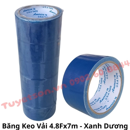 Băng Keo Vải 4.8Fx7m - băng keo dán bạc dán bao