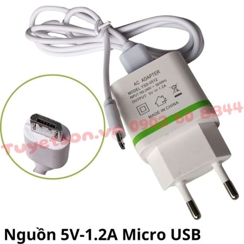 Nguồn 5V-1.2A Micro USB