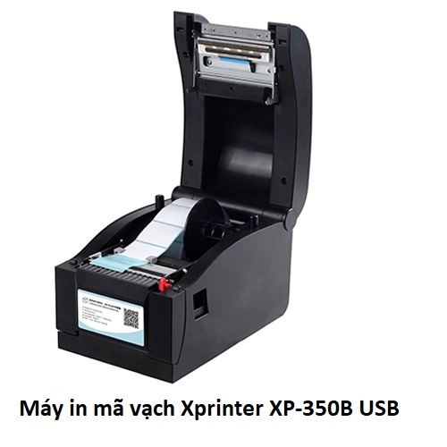 Máy in mã vạch Xprinter XP-350B USB, máy in tem nhãn bardcode