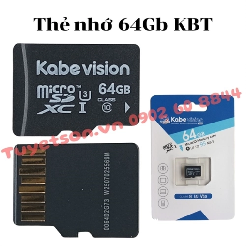 Thẻ nhớ 64Gb KBT