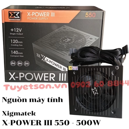 Nguồn máy tính Xigmatek X-POWER III 550 - 500W