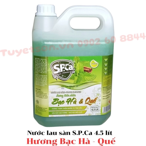 Nước lau sàn S.P.Ca 4.5 lít - nước thơm lau nhà SPCA 4.5kg