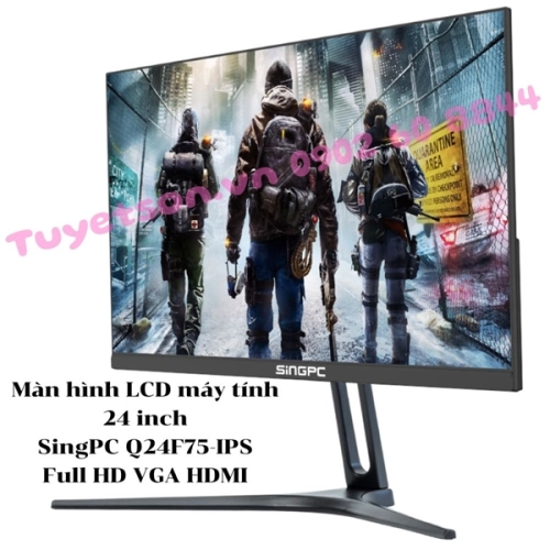 display Màn hình LCD máy tính 23.8 inch SingPC Q24F75-IPS Full HD VGA HDMI - LCD 24 inch 2