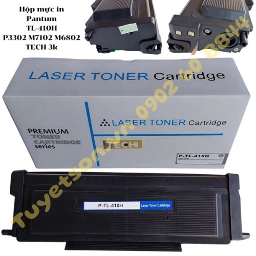 Hộp mực in Pantum TL-410H P3302 M7102 M6802 TECH 3k - Toner cartridge Pantum