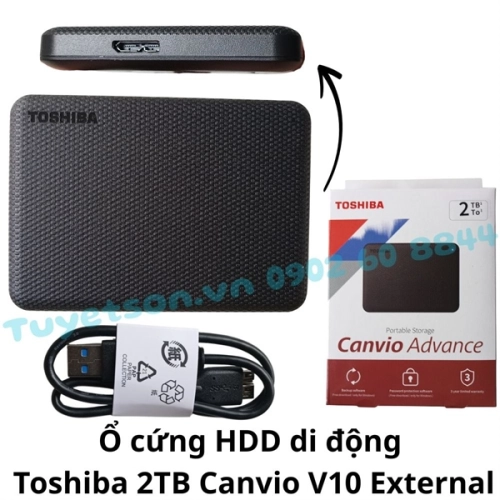 Ổ cứng HDD di động Toshiba 2TB Canvio V10 External