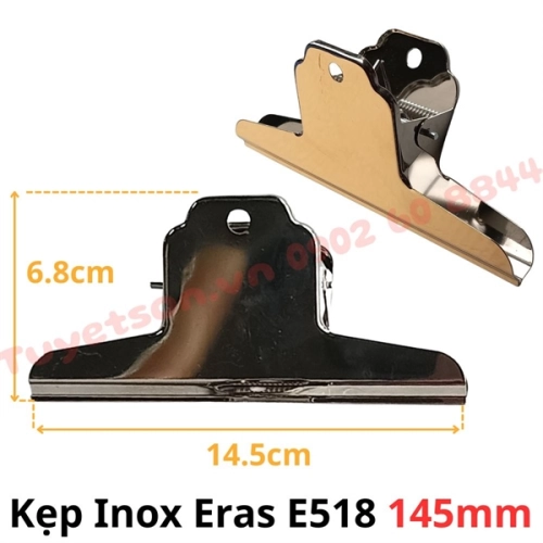 Kẹp Inox Eras E518 145mm - kẹp bướm inox 14.5cm