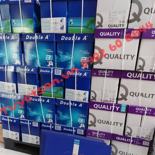 Giấy in A4 Quality 80Gsm - giấy in văn phòng A4 hãng sản xuất Double A