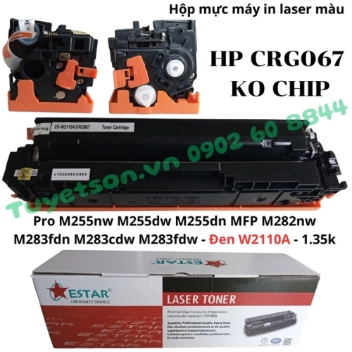 Hộp mực máy in laser màu HP CRG067 KO CHIP - Pro M255nw M255dw M255dn MFP M282nw M283fdn M283cdw M283fdw