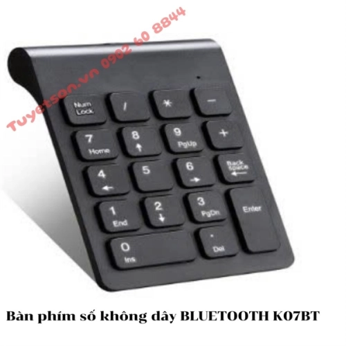Bàn phím số không dây BLUETOOTH K07BT