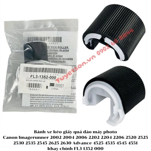 Bánh xe kéo giấy quả đào máy photo khay chính FL3-1352-000
