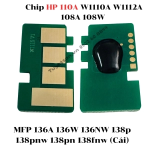 Chip HP 110A W1110A W1112A 108A 108W MFP 136A 136W 136NW 138p 138pnw 138pn 138fnw