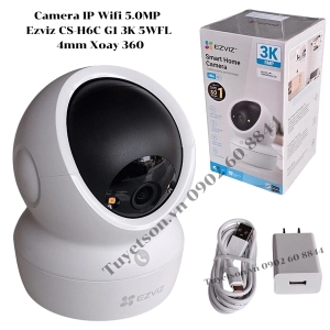 Camera IP Wifi 5.0MP Ezviz CS-H6C G1 3K 5WFL 4mm Xoay 360