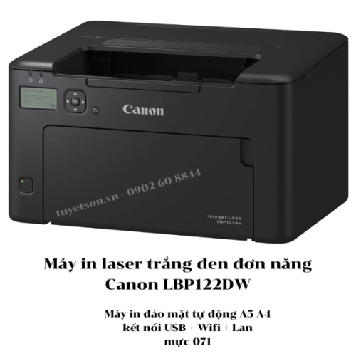display Máy in laser trắng đen đơn năng Canon LBP122DW 2