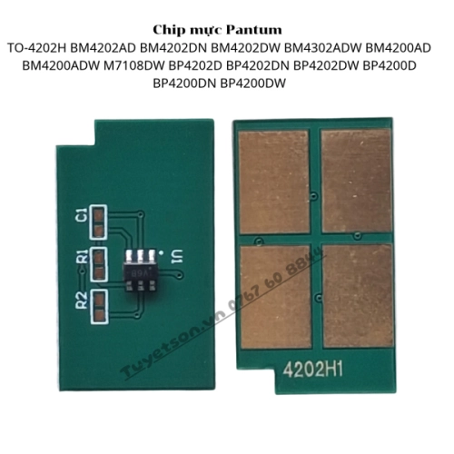 Chip mực Pantum TO-4202H BM4202AD BM4202DN BM4202DW BM4302ADW BM4200AD BM4200ADW M7108DW BP4202D BP4202DN BP4202DW BP4200D BP4200DN BP4200DW