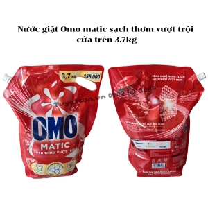 Nước giặt Omo matic sạch thơm vượt trội - cửa trên 3.7kg