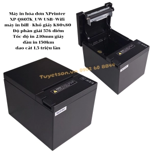 Máy in hóa đơn XPrinter XP-Q807K_UW USB+Wifi - máy in bill