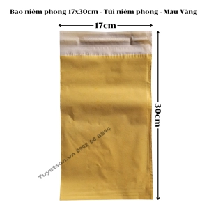 Bao niêm phong 17x30cm - Túi niêm phong