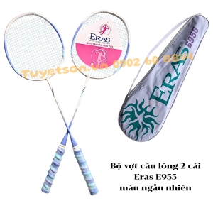 Bộ vợt cầu lông 2 cái Eras E955 - màu ngẫu nhiên