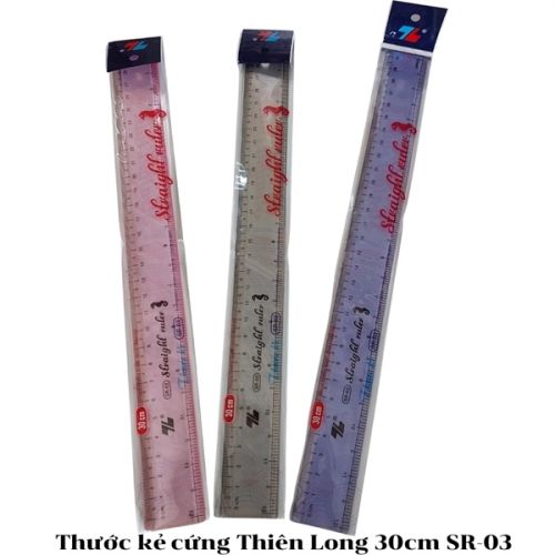 Thước kẻ cứng Thiên Long 30cm SR-03