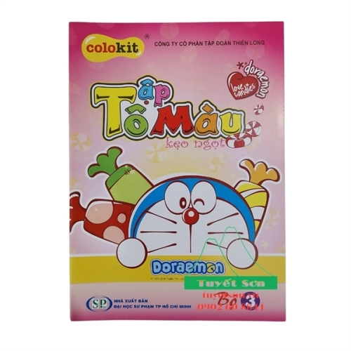 Tập tô màu CB-017/DO (kẹo ngọt DO)