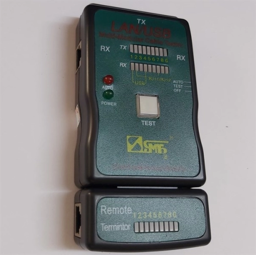 display Bộ Tester kiểm tra tín hiệu dây mạng và cáp usb CT-168 2