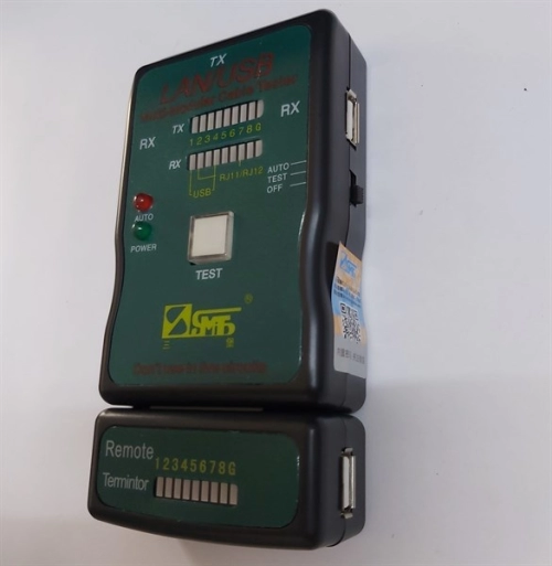 display Bộ Tester kiểm tra tín hiệu dây mạng và cáp usb CT-168 3