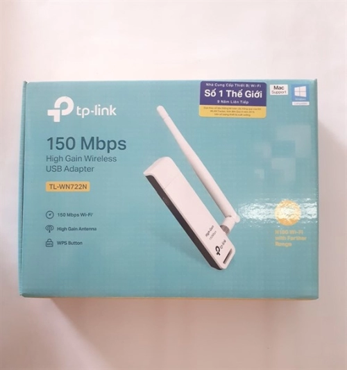 display Bộ USB thu sóng Wifi TPlink TL-WN722N 4