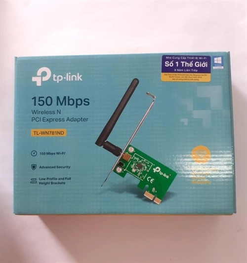 display Card PCI TPlink thu sóng Wireless TL-WN781ND 4