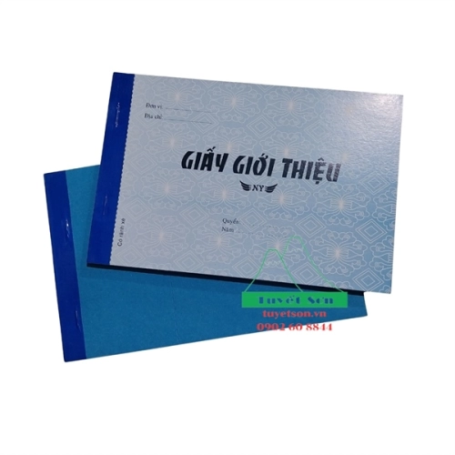 Giấy giới thiệu 1L 13x19cm 52 tờ
