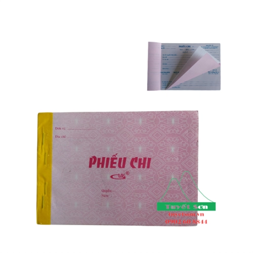 Phiếu Chi 2L 13x19cm (50 bộ/100 tờ)