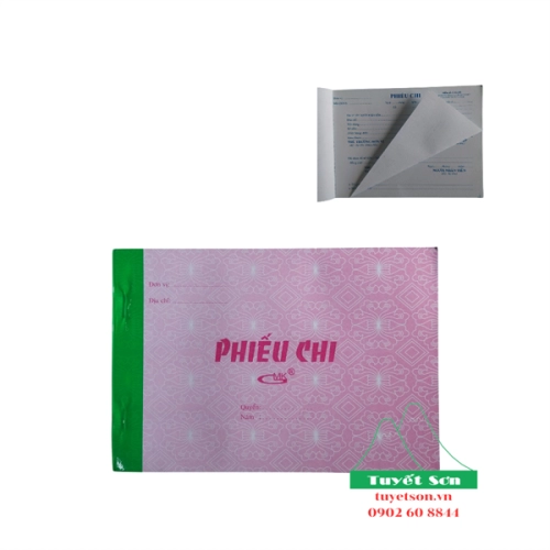 Phiếu Chi 1L 13x19cm (100 tờ)