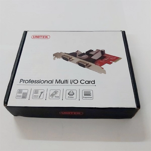 display Card PCI-E to Com 9 Unitek Y7504 2